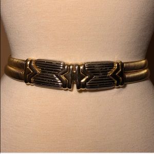 Vintage Gold Stretch Belt